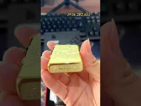 Review Bật Lửa Zippo Rồng Vàng 29265 | Shop Zippo Xịn USA