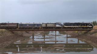 preview picture of video 'El Zorro Grain Train at Mulwala,  Sun 22/05/11'