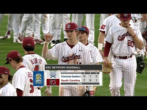 HIGHLIGHTS: Baseball vs. Charleston Southern — 2/23/18