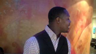 Ontario Showers and Harold Turrentine having fun before the show