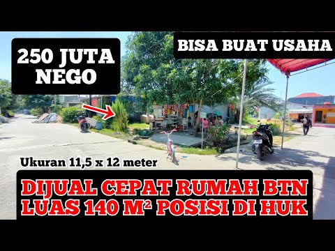 Dijual cepat rumah BTN 140 M2 posisi huk harga murah