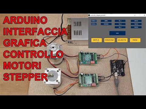 Interfaccia grafica per stepper con Arduino e Processing