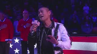 Download lagu I actually sang the National Anthem at an NBA game. mp3