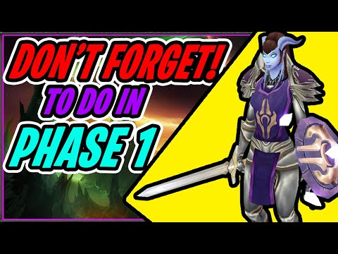 If You Don't Do These 5 Things During Phase 1, You'll Regret it Later | TBC Classic WoW