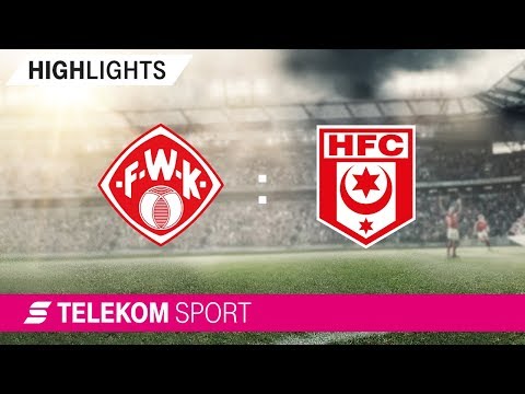 FC Würzburger Kickers – Hallescher FC| Spieltag 13, 18/19 | Telekom Sport