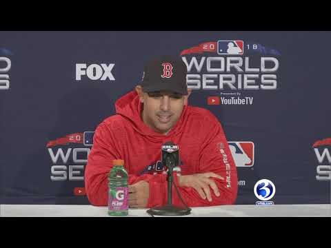 Red Sox host media day ahead of Game 1 of the World Series