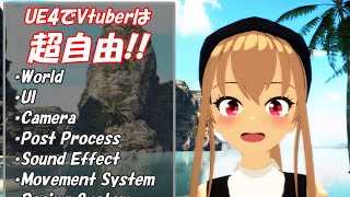  - UE4でVtuberは超自由! UE4でVtuberになる方法の解説記事、動画の告知【Blender】