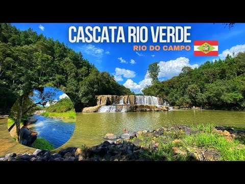 QUE LUGAR DAORA PARA VIR COM FAMILIA E AMIGOS - CASCATA RIO VERDE EM RIO DO CAMPO - SANTA CATARINA