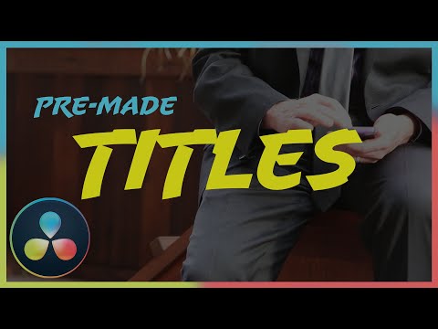 Titles in Davinci Resolve 16