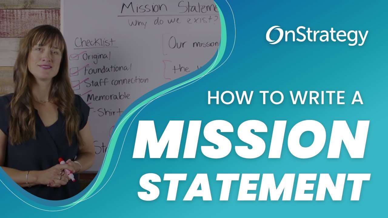 How to Write a Mission Statement
