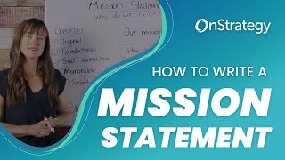 How to Write a Mission Statement
