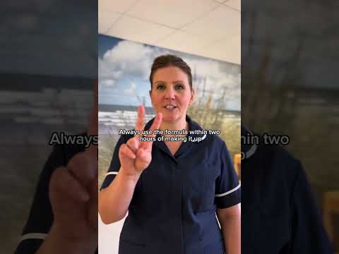 How to make a bottle of formula milk up for your baby