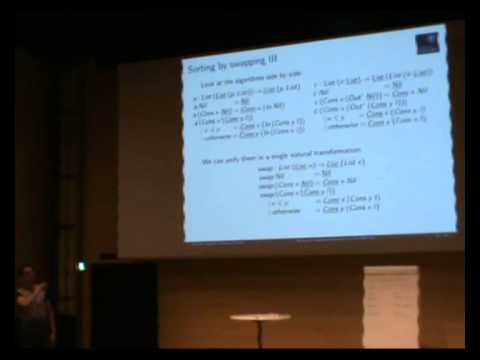 WGP @ ICFP 2012.  José Pedro Magalhães:  Sorting with Bialgebras and Distributive Laws.