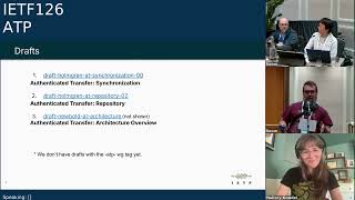 IETF 126: Authenticated Transfer (ATP) 2026-07-23 14:30