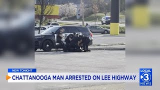 CAUGHT ON CAMERA: Chattanooga man’s arrest during Lee Hwy drug investigation