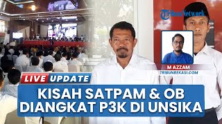 Momen Satpam dan OB Dilantik PPPK di Unsika, Ratma: Ngga Nyangka Banget Saya Bisa Diangkat