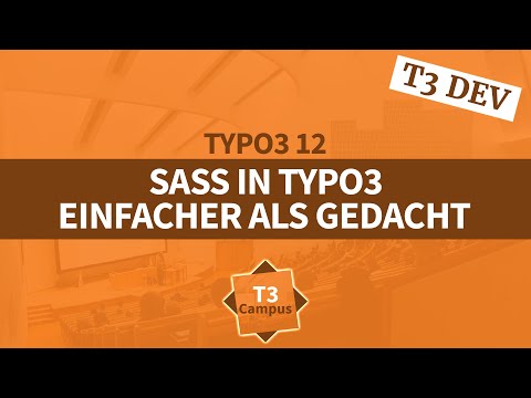 TYPO3 Tutorial: SASS in der eigenen TYPO3 Extension nutzen