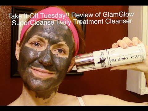 Take It Off Tuesday!! Demo/Review of GlamGlow SuperCleanse - Daily Treatment Cleanser.