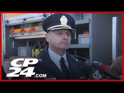 Toronto Fire provides update after freeing construction worker pinned by concrete