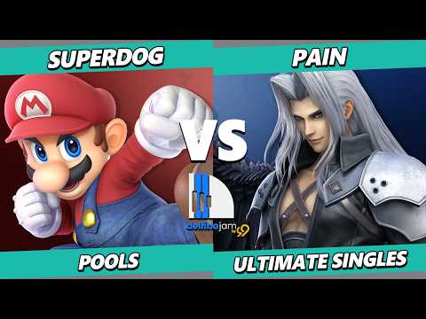 Delfino Jam 99 - SuperDog (Mario) Vs. Pain (Sephiroth) Smash Ultimate - SSBU