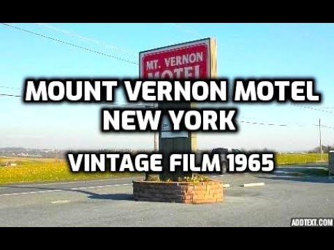 Mount Vernon Motel. New York. RARE REDISCOVERED FILM. {1965} {4K Color 30 fps}