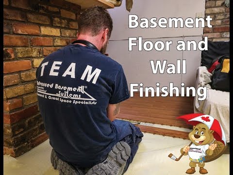 Basement Flooring and Wall Finishing