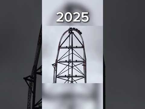 Top Thrill Dragster/Top Thrill 2 ROLLBACK Evolution 2003-2025 | #shorts #rollercoaster #topthrill2