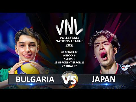 Bulgaria vs Japan | Men's VNL 2025