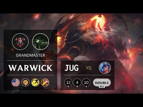 Warwick Jungle vs Nunu & Willump - NA Grandmaster Patch 9.9