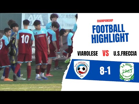 Viarolese - u.s.Freccia  8-1: gol e highlights | Campionato 2025/26