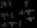 Mixed numbers and improper fractions Video Tutorial