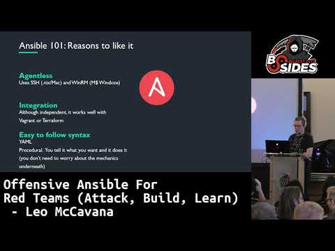 Image thumbnail for talk Offensive Ansible For Red Teams (Attack, Build, Learn)
