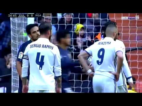 Real Madrid vs Malaga 2-1 - All goals and Highlights HD - 21-1-17