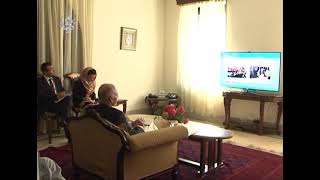 د کندهار له والي اومشرانو سره ويډيو کنفرانس