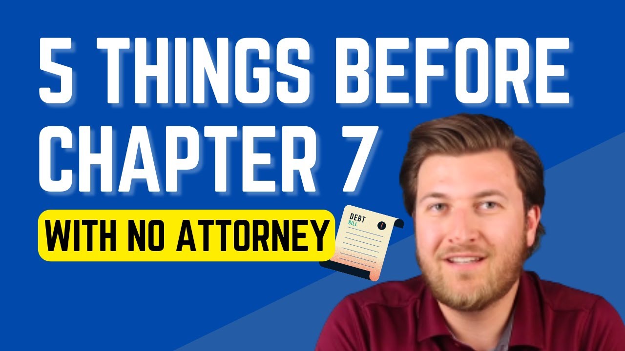 5 Things To Know Before Filing Bankruptcy Without An Attorney