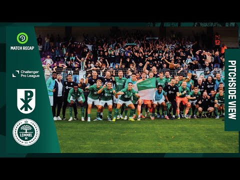 Pitchside view Patro Eisden vs Lommel SK