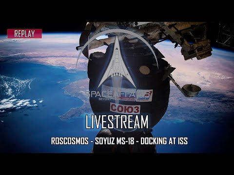 Roscosmos - Soyuz MS-18 - Docking ISS - April 9, 2021