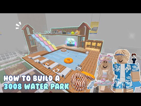 Building a Water park in Roblox 3008! | Roblox SCP 3008 House ideas