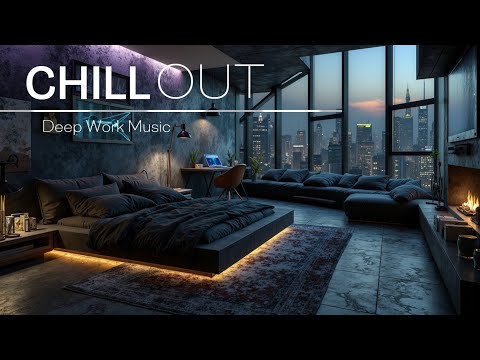 Relaxing Deep Work Music ~ Cityscape Focus & Chill Beats | Enhance Study & Creativity