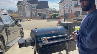 Drilling holes in my Char Griller-980 (Temp Gauges)