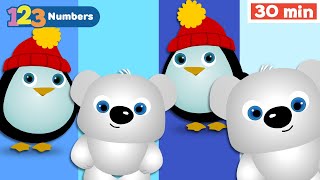 Numbers around the Globe | Learn Numbers with Funny Animals for Toddlers | Early Learning Videos