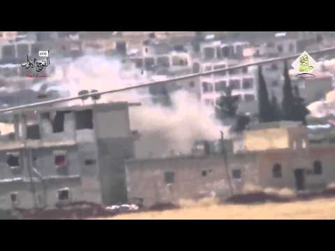 استهداف مقرات النظام بقذائف الهاون في بلدتي نبل والزهراء في ريف حلب الشمالي من قبل الفوج الأول