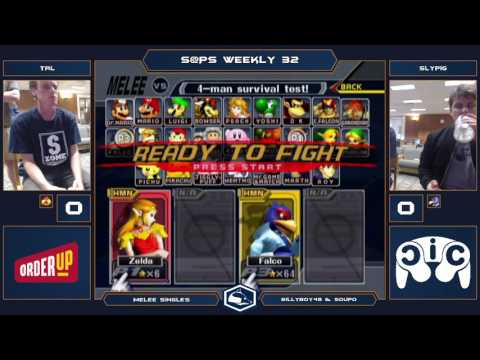 S@PS 32 Melee Singles - TRL (Sheik) vs Slypig (Falco) - Winner's Semis