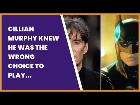 CILLIAN MURPHY KNEW HE WAS THE WRONG CHOICE TO PLAY BATMAN IN CHRISTOPHER NOLANS DARK...