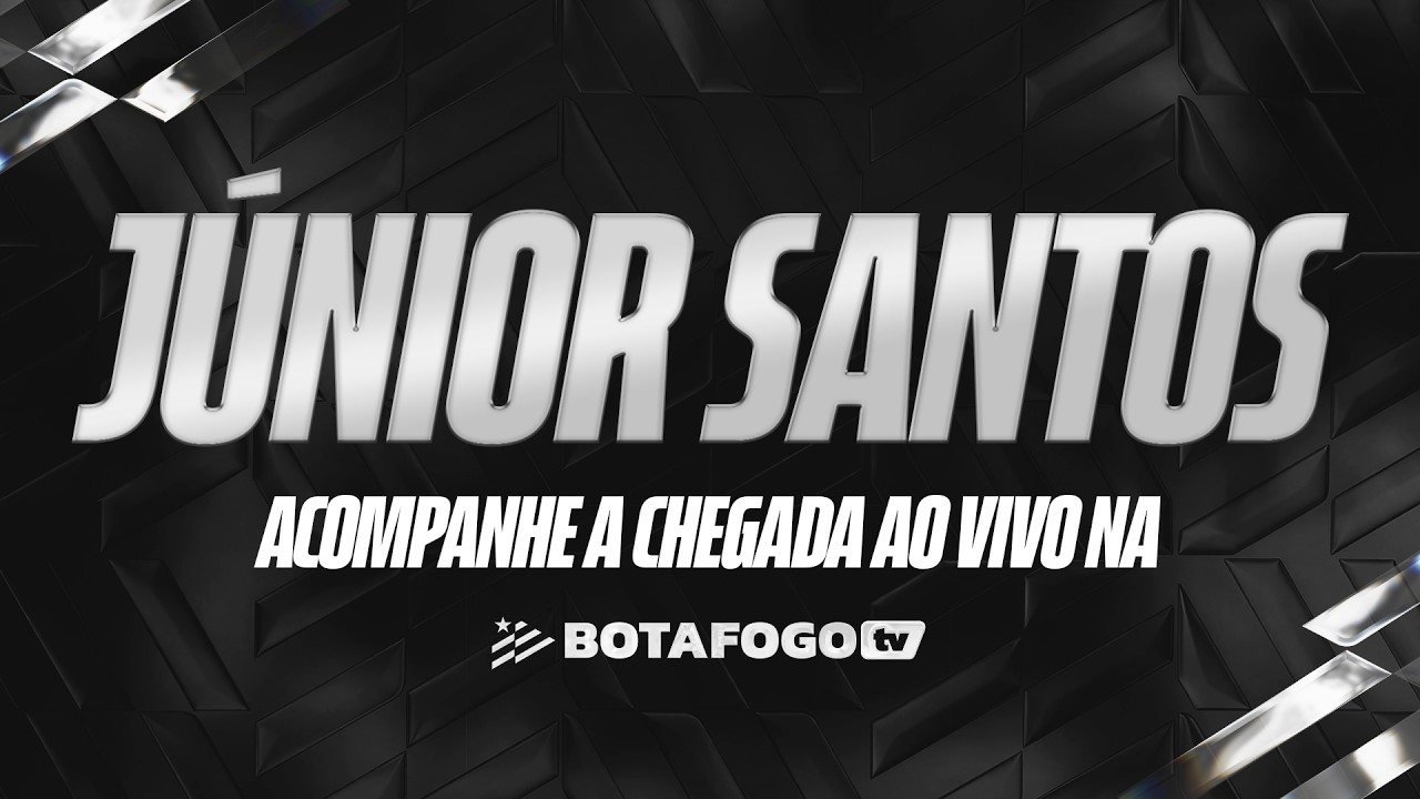 AO VIVO: Botafogo TV acompanha chegada de Júnior Santos ao Rio de Janeiro