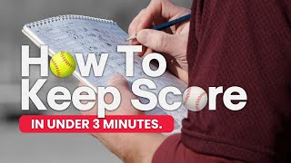 How to Keep Score in Baseball or Softball (EASY 3-Minute Guide)