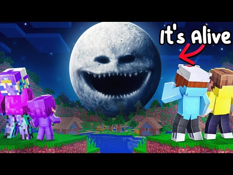 The MOON Wakes Up in Minecraft…