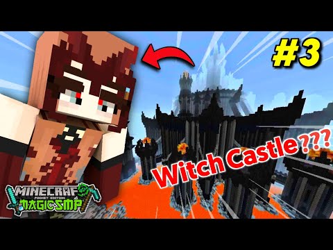 I Found A WITCH CASTLE In Magic SMP...😱😨 | minecraft