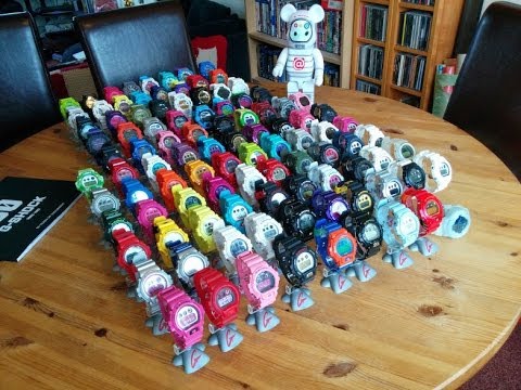 100 strong CASIO G-SHOCK collection video !