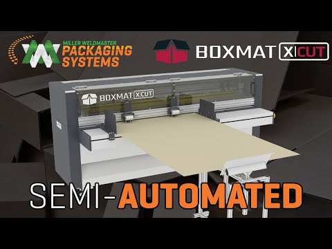 Máquina semiautomática de fabricación de cajas